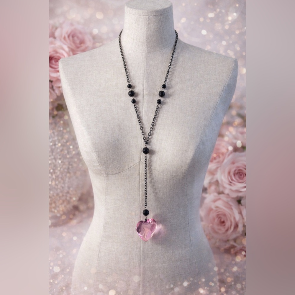 Torrid Elegant Black Beaded Necklace. Great Condition. O/S